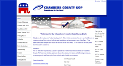 Desktop Screenshot of chamberscountygop.net